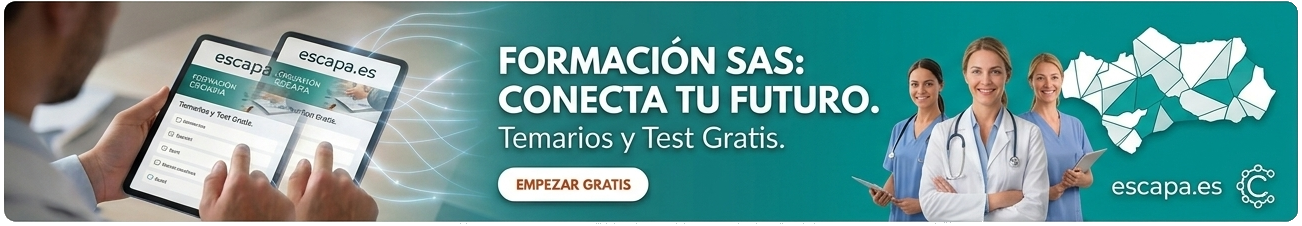 Formación SAS: conecta tu futuro. Temarios y test gratis.